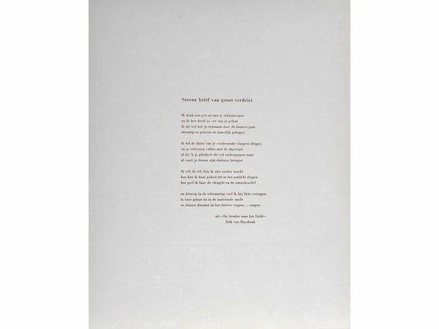 Diverse kunstenaars - 5 prints en 6 gedichten - kunstmap - afbeelding 17 van  26