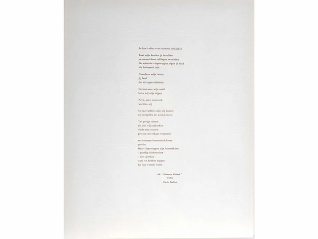 Diverse kunstenaars - 5 prints en 6 gedichten - kunstmap - afbeelding 18 van  26