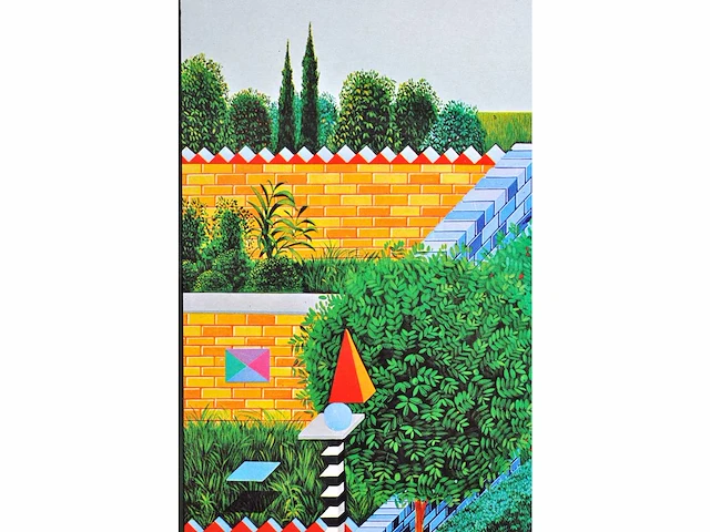 Diverse kunstenaars - 5 prints en 6 gedichten - kunstmap - afbeelding 24 van  26