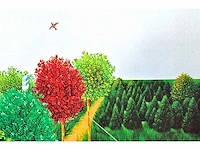 Diverse kunstenaars - 5 prints en 6 gedichten - kunstmap - afbeelding 26 van  26
