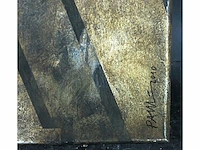 Diverse kunstenaars - lot van 10 kunstwerken - verschillende technieken - afbeelding 2 van  40