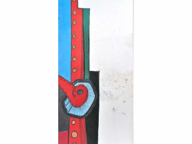 Diverse kunstenaars - lot van 10 kunstwerken - verschillende technieken - afbeelding 10 van  40