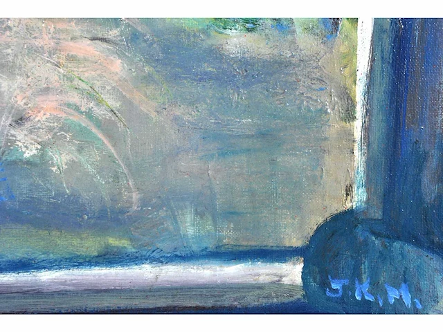 Diverse kunstenaars - lot van 10 kunstwerken - verschillende technieken - afbeelding 25 van  40