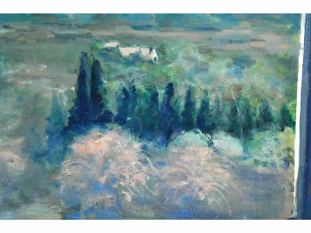 Diverse kunstenaars - lot van 10 kunstwerken - verschillende technieken - afbeelding 26 van  40