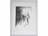 Diverse kunstenaars - lot van 10 kunstwerken - verschillende technieken - afbeelding 32 van  40