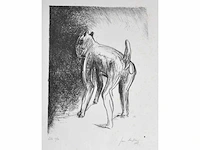 Diverse kunstenaars - lot van 10 kunstwerken - verschillende technieken - afbeelding 33 van  40
