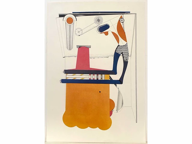 Diverse kunstenaars - lot van 10 prints - diverse technieken - afbeelding 22 van  42