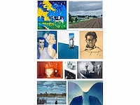 Diverse kunstenaars - lot van 10 (waarvan 2 uniek) - diverse technieken - afbeelding 1 van  53