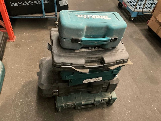 Diverse lege machine koffers (5x) - afbeelding 1 van  7