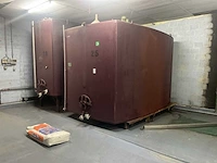 Diverse metalen opslagtanks (2x) - afbeelding 1 van  3