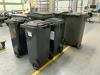 Diverse mobiele afvalcontainers (6x)