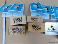 Diverse originele promotieartikels bier oa westmalle,boon ea 11 stuks - afbeelding 2 van  3
