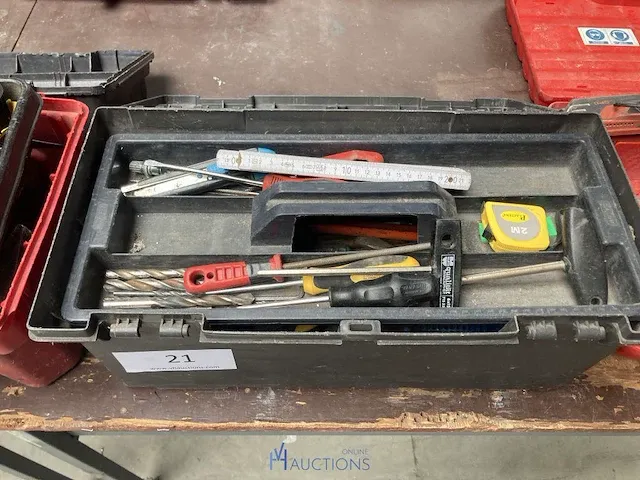 Diverse pvc werkkoffers met inhoud - afbeelding 6 van  7