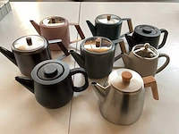 Diverse rvs thee potten (8x) - afbeelding 1 van  8