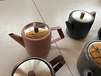 Diverse rvs thee potten (8x) - afbeelding 3 van  8