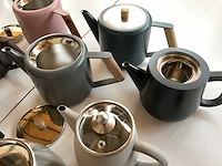 Diverse rvs thee potten (8x) - afbeelding 8 van  8