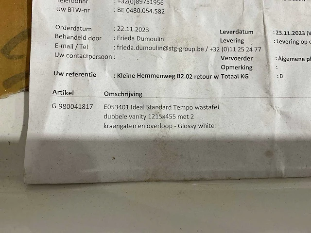 Diverse sanitaire retourgoederen - afbeelding 3 van  14