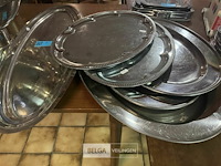 Diverse serveer schalen rvs - afbeelding 1 van  5