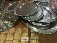 Diverse serveer schalen rvs - afbeelding 2 van  5