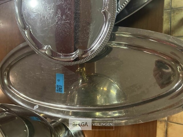 Diverse serveer schalen rvs - afbeelding 5 van  5