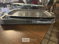 Diverse serveer schalen rvs - afbeelding 2 van  5