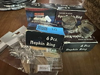 Diverse servetten ringen verzilverd - afbeelding 2 van  3