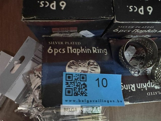 Diverse servetten ringen verzilverd - afbeelding 3 van  3