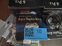 Diverse servetten ringen verzilverd - afbeelding 3 van  3