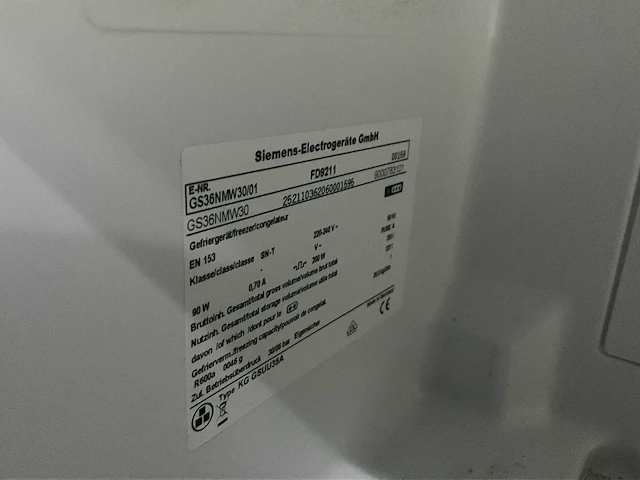 Diverse siemens vriezers en bosch koelkast - afbeelding 11 van  12