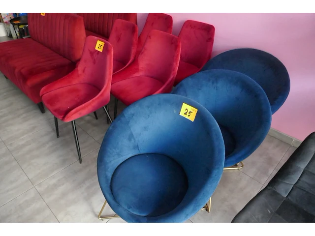 Diverse stoelen 7 stuks - afbeelding 2 van  4