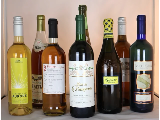 Diverse wijnen (x8) - afbeelding 1 van  11