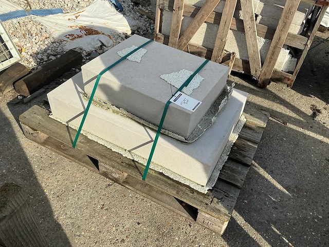 Diverse witsteenblokken (2x) - afbeelding 3 van  4