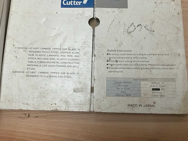 Diverse zaagbladen - afbeelding 2 van  2