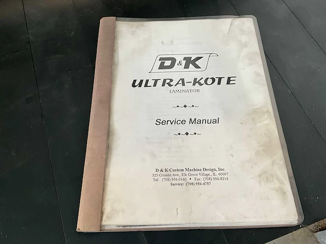 D&k ultra-kote lamineermachine - afbeelding 8 van  8
