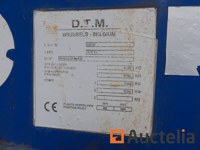 Dmc ol 37 t-c oplegger met dekzeil - afbeelding 5 van  16