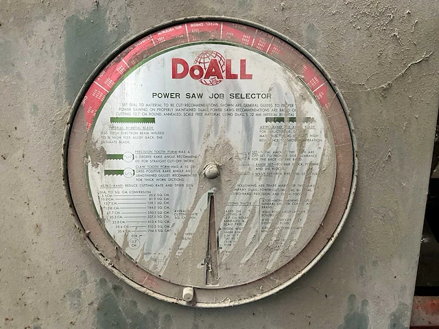 Doall cj-260a2 metalen horizontale bandzaagmachine - afbeelding 2 van  11
