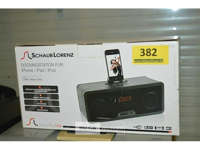 Dockingstation voor iphone/ipad/ipod - afbeelding 1 van  2