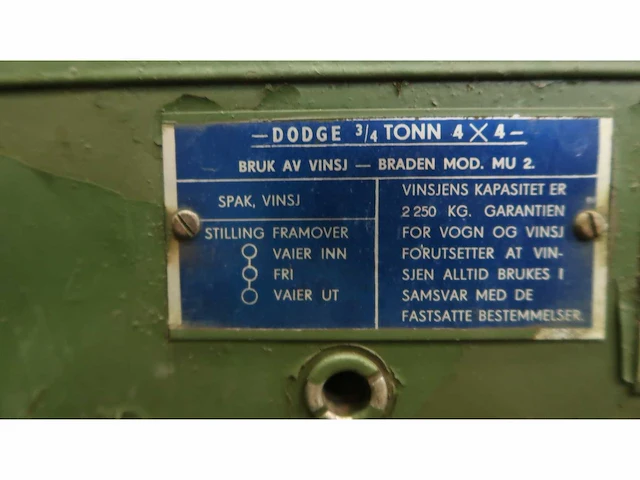 Dodge leger truck wc 51 - afbeelding 39 van  44