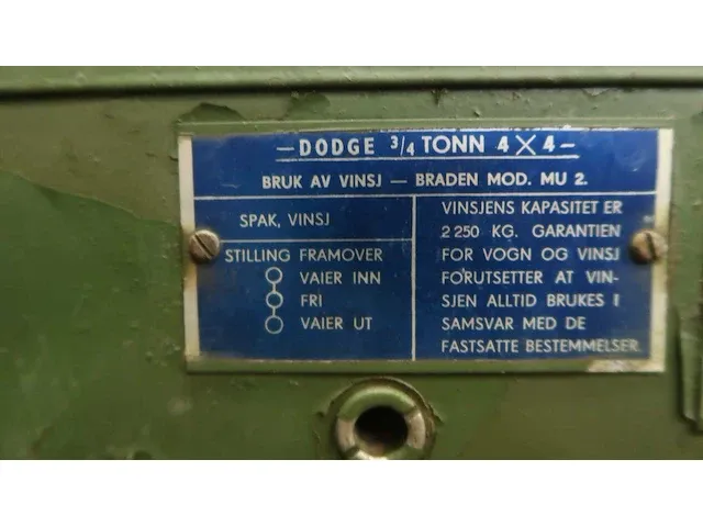 Dodge legertruck wc 51 - afbeelding 33 van  44