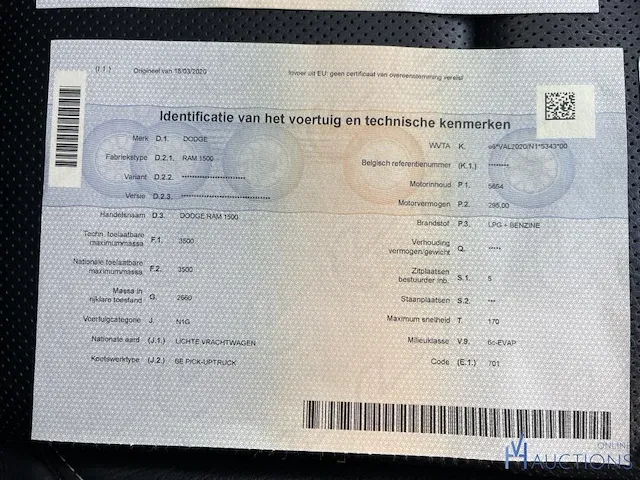 Dodge ram - 2020 - afbeelding 4 van  13