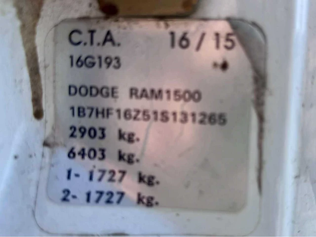 Dodge ram 1500 regular cab 4x4 - v8 - lift - n1 - 2000 - afbeelding 8 van  13