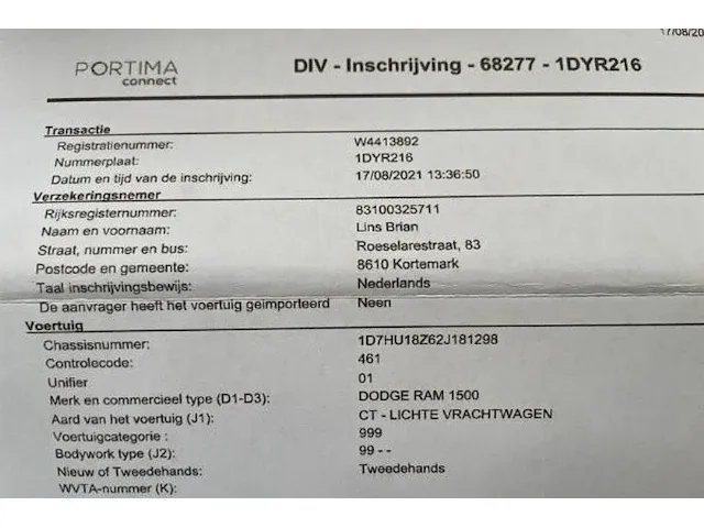 Dodge ram 1500 sport - afbeelding 21 van  29