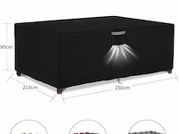 Dokon beschermhoes voor tafel met ventilatierooster - afbeelding 2 van  5