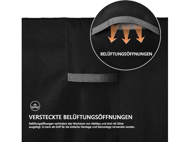 Dokon tuinmeubelafdekking met ventilatieopeningen - afbeelding 4 van  5