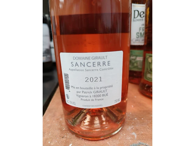 Domaine girault sancerre rosé 2021 13% - afbeelding 3 van  3