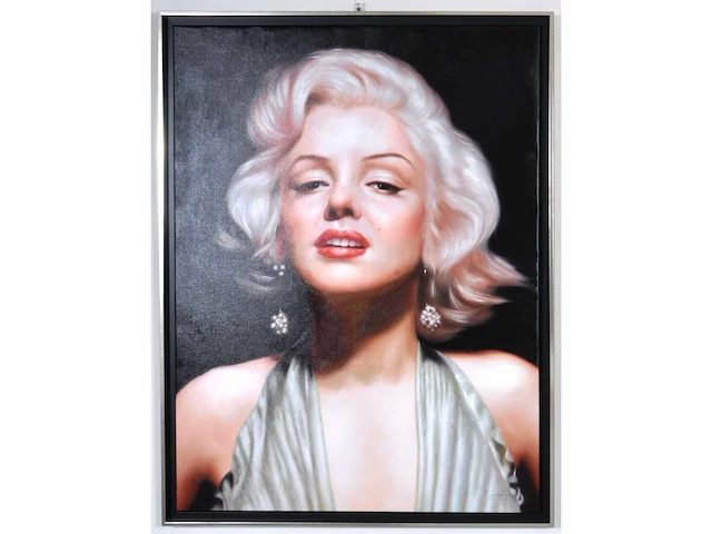 Dominic - marilyn monroe - olie op doek - afbeelding 3 van  10