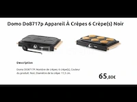 Domo crêpe maker do8717p - afbeelding 1 van  1