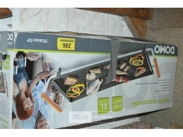 Domo gourmetplaat 66x27cm - afbeelding 1 van  2