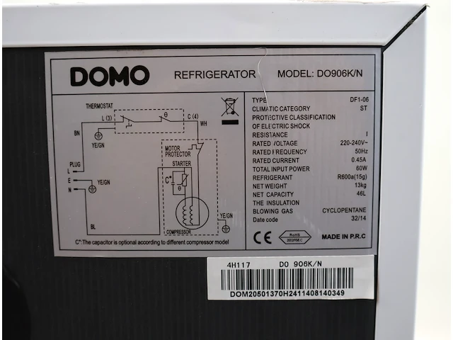 Domo mini koelkast - afbeelding 7 van  8