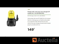 Dompelbare afvalwaterpomp kärcher sp 22.000